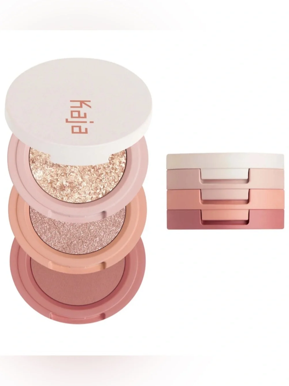 KAJA NWT Beauty Bento Stacked Eyeshadow Trio, (16) Peach Madeline